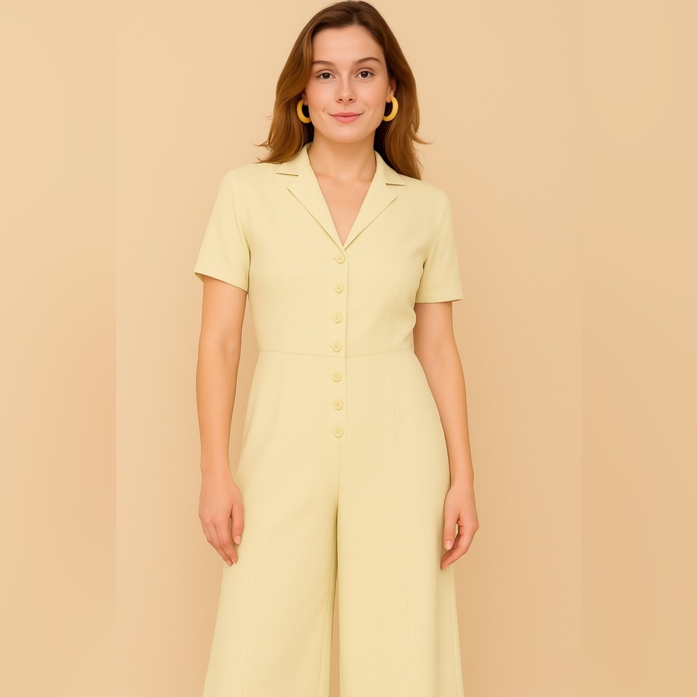 Elegant Cream Jumpsuit